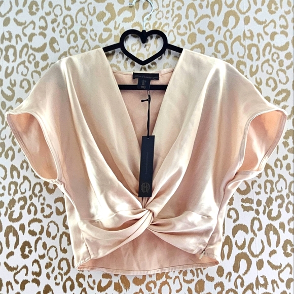 House of Harlow 1960 Tops - House of Harlow Crop Blouse